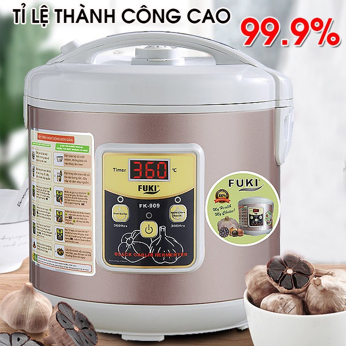 Máy làm tỏi đen Fuki New FK-909 dòng cao cấp loại 5L (tím bạc)